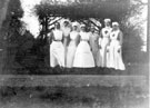 View: ch4167 Nurses in garden of Boughton Grange