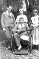 View: ch4172 Nurses with patients in garden of Boughton Grange