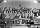 View: ch4351 Members of congregation in the Congregational church in Walker Street.
