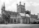 View: ch4392 Chester, Cathedral from NE 	