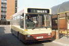 View: ch4917 No 51 first single decker dennis dart at Chester Bus exchange 	