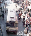 View: ch4924 Bus 77 battling through the Eastgate crowds 	