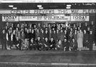 View: ch4961 Staff outside the Odeon cinema Nov 4th 1951 for staff photo 	