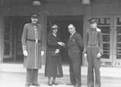View: ch4975 Mr Smithies welcoming a visitor to Odeon cinema