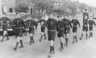 View: ch4984 Church lads brigade marching in Blacon 	