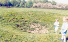 View: ch5046 Remains of a bomb crater at Eaton Road, Heron Bridge, Handbridge