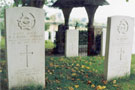 View: ch5065 Graves of Canadian airmen who died during in the crash at Upton Mill, WW2