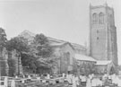 View: ch6081 St John's church and graveyard 	