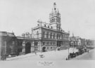 View: ch6088 Town Hall square showing Town Hall and Old Market Hall 	