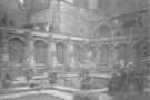 View: ch6117 Courtyard gardens in Chester Cathedral