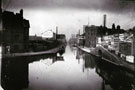 View: ch6581 Chester, Canal from Cow Lane 	