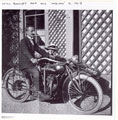 View: ch7046 Will Rowley on his Indian motorbike and sidecar
