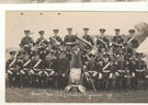 View: ch7063 Band of the 5th Battalion Cheshire Regiment W.A.V. Churton is on picture somewhere 	