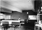 View: ch7330 Gateway Theatre, interior, upper bar, soon after opening 	