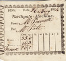 View: ch7679 Toll ticket for Northgate Weighbridge