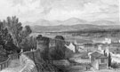 View: ch8681 View from the City walls into Wales