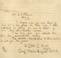 View: ch8693 Letter concerning The grave of Edward Franklin Thomas
