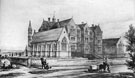 View: ch8944 Drawing of the original University of Chester Building.