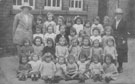 View: ch9029 School Photo. Myra Bessie Williams is circled on second row