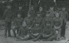 View: ch9232 William Maddock (front row right ?) with a group of P.O.W's