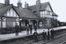 View: ch9260 Railway Staff at Saughall Station 