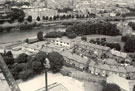 View: cn0007 View from St. Mary's Church Handbridge, of County Hall and Handbridge Greenway Street Area 	