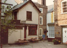 View: cn0262 Chester, St. Peters Churchyard / Victoria Hotel 	