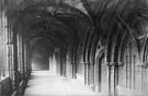 View: p0014 Chester: View of Chester Cathedral cloisters