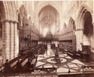 View: p0105 Choir looking West in Chester Cathedral Sepia