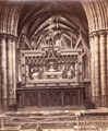 View: p0106 View of High Altar in Chester Cathedral Sepia