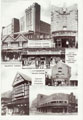 View: p0196 Montage of Cinemas; Odeon, Royalty, Tatler. Majestic, Gaumont, Palace, Regal and Music Hall Sepia