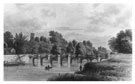 View: p0237 Bridge over Dee with Farndon church in background 19th century engraving