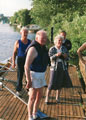 View: p0935 Photograph colour of Jack Slade's 80th Birthday celebrations with friends from the Royal Chester Rowing Club