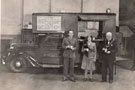 View: p1074 The Mayor [W. Matthews Jones] visiting mobile canteen presented by the Civil Defence Committee to the City of Chester Cadet Welfare Committee
