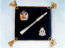 View: p1225 Civic Regalia, Admiralty oar on cushion