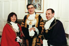 View: p1271 The Lord Mayor, Councillor Richard Short and the Deputy Lord Mayor, Councillor Christine Russell and the Sheriff, Councillor David Nield