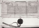 View: p1301 Letters patent and seal of Richard III 1484 Charter