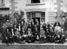 View: p1683 Group of men and boys wearing buttonholes, Chester freemasons 