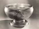 View: p1721 Race Bowl, 1762, with arms of the City of Chester, offered for sale in 1954