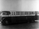 View: p1729 Chester Corporation bus, single decker,1950's