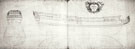 View: p1750 Plan drawings of HMS Stafford, which launched in 1714.