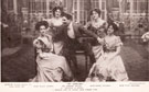 View: p2239 Group of actresses with an actor in the centre: Elsie Kay, Sylvia Storey, Armand Kalisz, Doris Stocker and Kitty Melrose