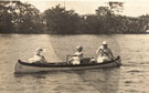 View: p2241 Group photograph, Three ladies in a boat on the river Dee, including Emily Davies in the centre later Mrs. Jacob
