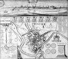 View: p2549 Ground plott of Chester in 1653 by W. Hollar