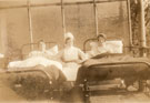 View: p4184 Photograph of patients on veranda of Chester Royal Infirmary