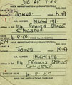 View: p4433 Milk Registration Card