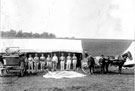View: p4738 Members of Cheshire Yeomanry in camp 	