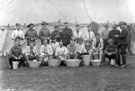 View: p4739 Members of Cheshire Yeomanry in camp 	