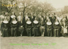 View: p5105 Reverend Mother with Nuns & Staff at the Ursuline Convent