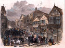 View: p5513 Northgate Street on Chester Cup Day, 1846